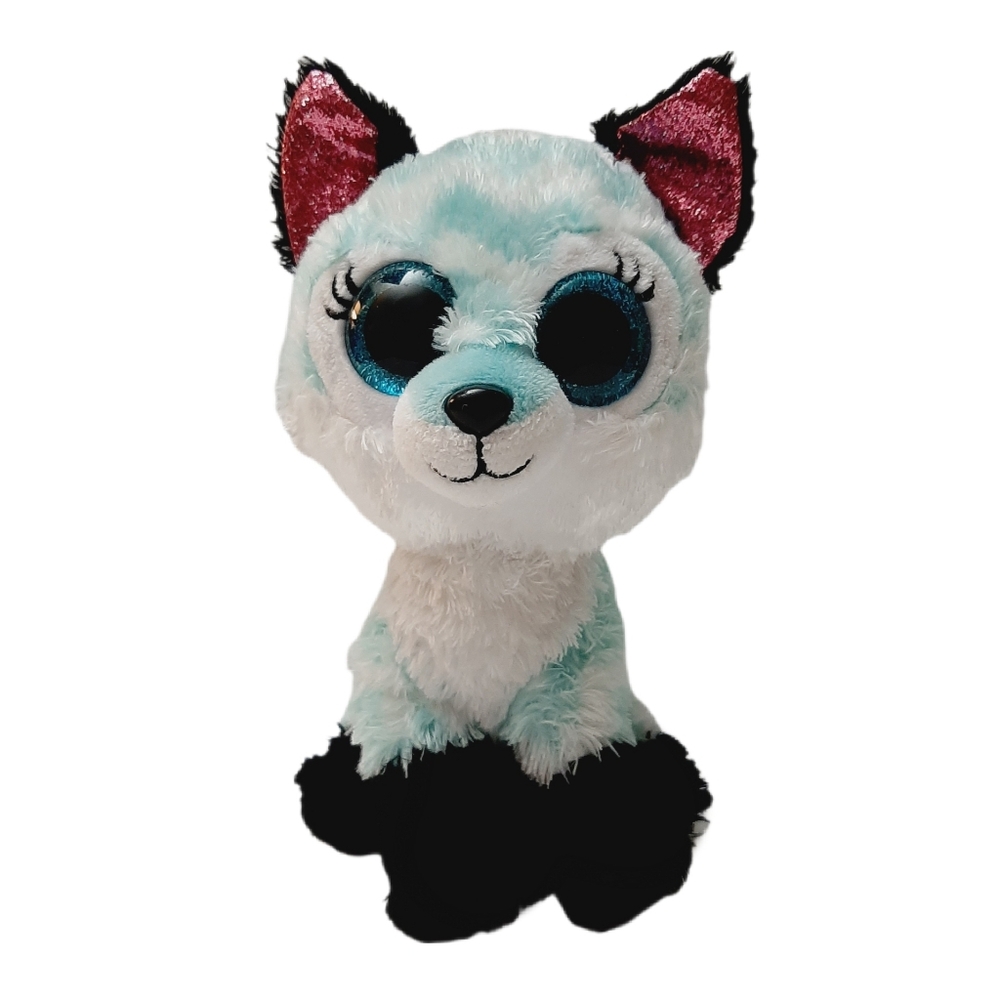 🍒4 for $20🍒 TY Beanie Babies Boos Atlas Blue Fox Plush Soft Kids Toy